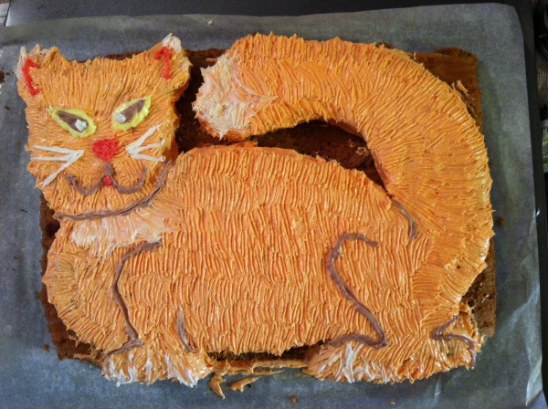 Cat cake done