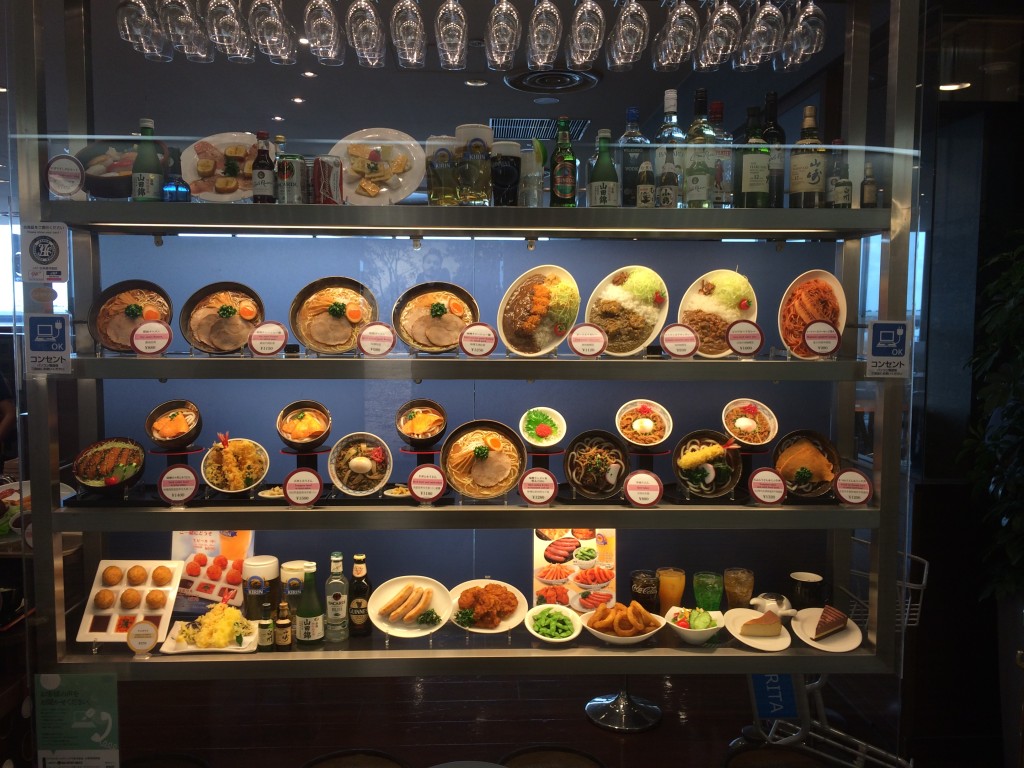 narita airport food display